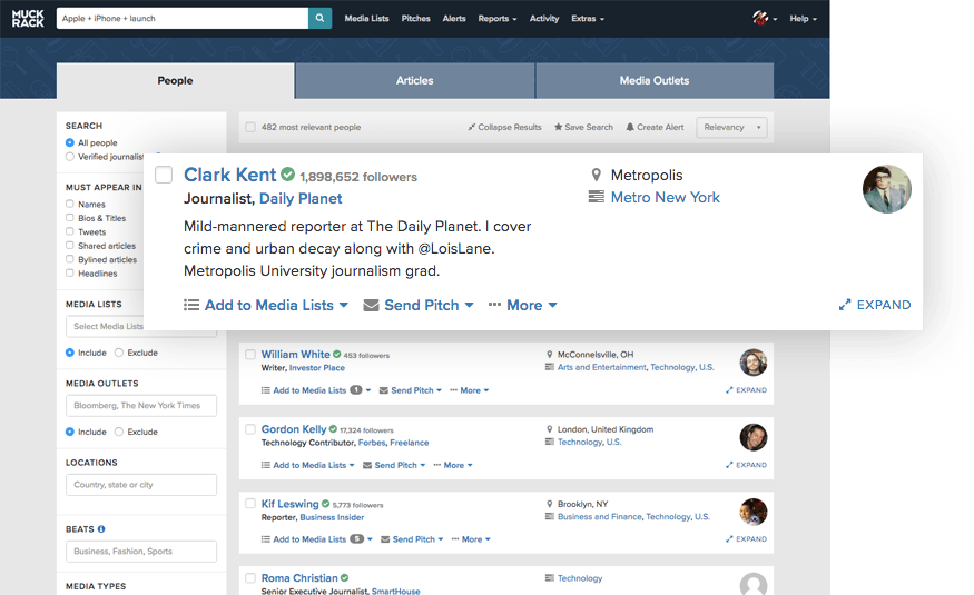 Muck Rack joins Media Databases and Media Monitoring Tools