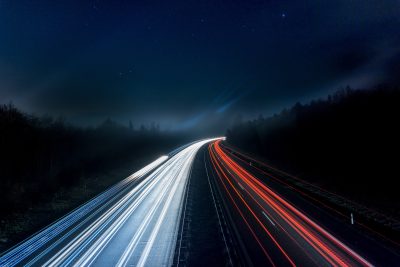 An image of an Information Highway to illustrate how email compliance can keep info flowing uninterrupted